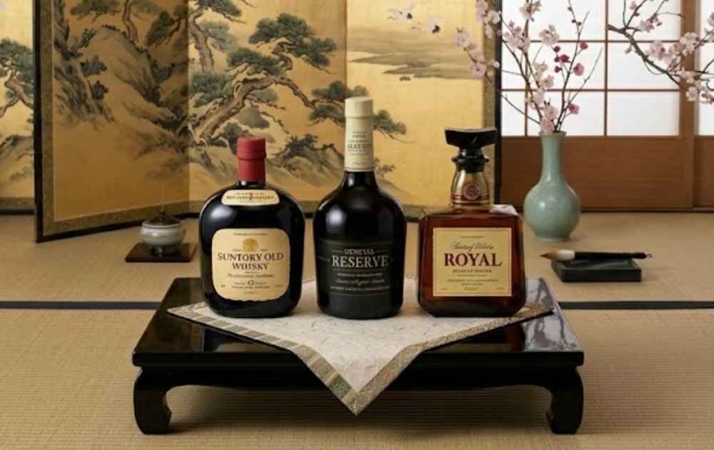 スペシャルリザーブ山崎表記70年代＋80年代+ローヤル'60 セット 歴代 サントリー リザーブ 山崎原酒時代 〜 現行品｜Yahoo!フリマ（旧